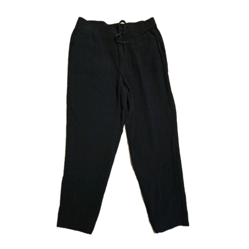 Kate Spade Live Colorfully Capri Pants Minimalist Black Tapered Trousers‎ 00